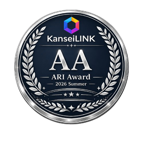 ARI Award 2026 Summer AA 認定バッジ